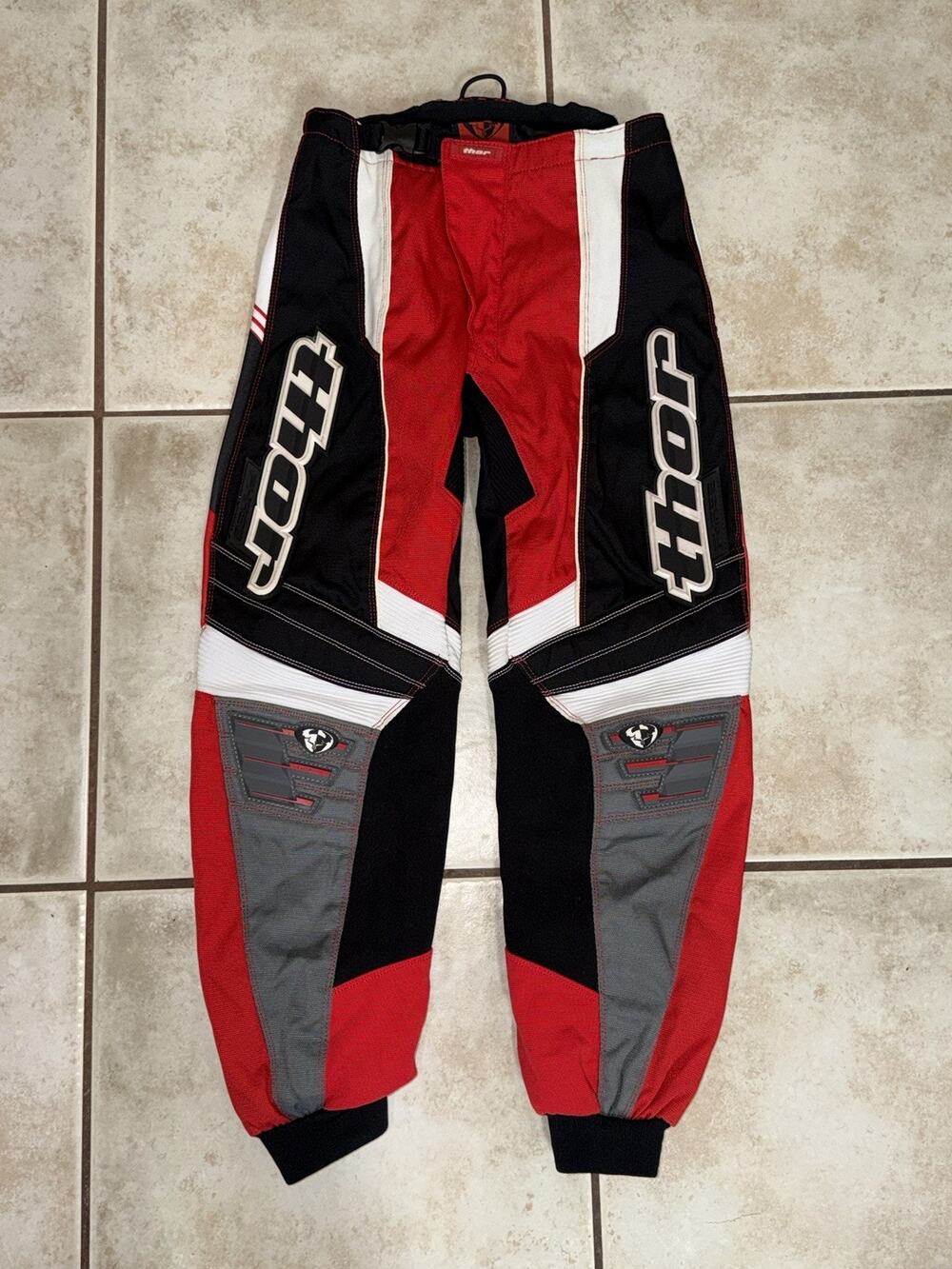 Thor Phase Performance Men's Motocross Pants Red/Black, Size 26
